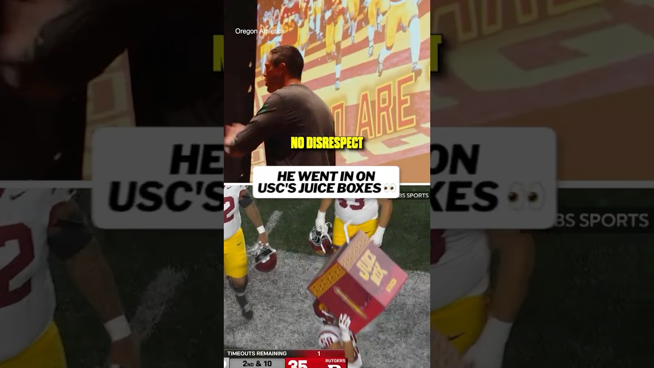 Dan Lanning made it clear to his team how he felt about USC’s sideline antics leading up to the game