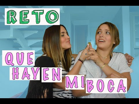 RETO - ¿QUÉ HAY EN MI BOCA? Con mi hermanita ♥️ - YouTube