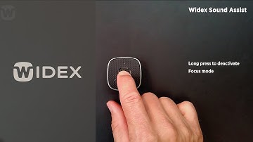 Widex Sound Assist focus lock | Widex hearing aids