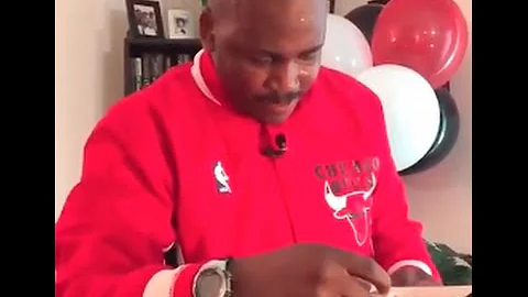 Jeffrey Harrison gets a call and gear from Michael...