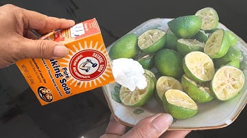 Cho bột baking soda vào vỏ chanh mọi người sẽ tiết kiệm được tiền triệu mỗi năm