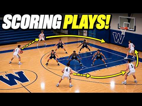 Duke Pindown - Plays To Score Against 2-3 Zone Defense!