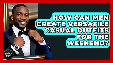 How Can Men Create Versatile Casual Outfits For The Weekend? - The Sharp Dressed Gent