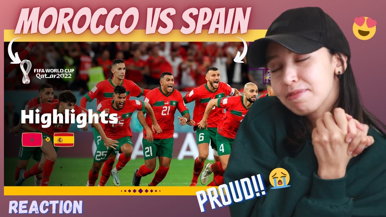 Morocco Vs. Spain  Highlights | 2022 FIFA World Cup REACTION