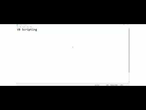 VB Scripting Tutorial - Overview