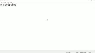 VB Scripting Tutorial - Overview