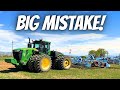 Big mistake with potato planting chisel plowing a grain field for extra seed