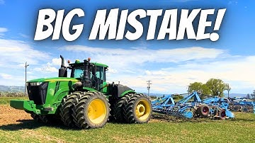 BIG Mistake with Potato Planting! Chisel Plowing a Grain Field for Extra Seed!