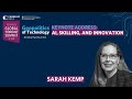 Keynote Address: AI, Skilling, and Innovation
