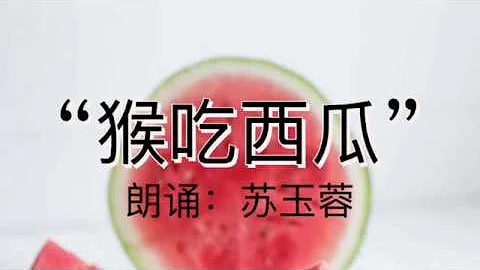 寓言：“猴吃西瓜” – 朗诵： 苏玉蓉 - 天天要闻