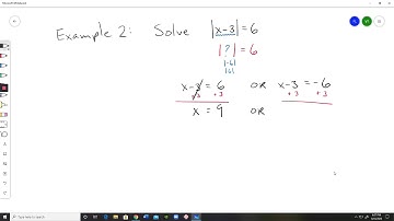 Solving Absolute Value Equations Example 2
