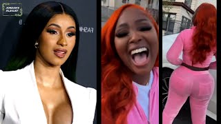 Cardi B's Friend Star Bute Shows Off Her Buns (HD) Real or BBL?