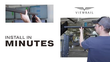 How to Install Quickslide Handrail - Viewrail Cable Railing Install (Part 3)