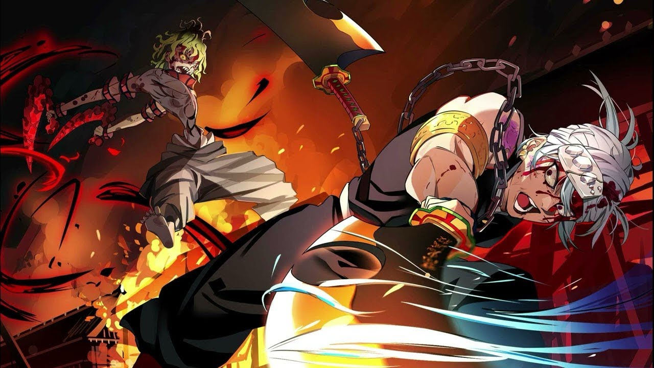 |Kimetsu No Yaiba/Demon Slayer|:Tengen vs Gyutaro official theme |Kimetsu No Yaiba/Demon Slayer|:Tengen vs Gyutaro official theme