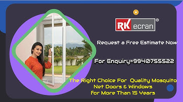 RK ecran Top Mosquito Net Manufacturers for Doors and Windows: Protect Your Home Today. 9940755522