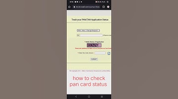 pan card status kaise check kare, how to check pan card status, pan card apply online, pan status
