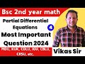 partial differential equation important questions | Charpit's auxiliary equation | Charpit method