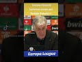 Giampiero Gasperini Conferenza stampa post Marsiglia-Atalanta 1-1