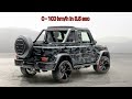 850 HP Mansory G63 Pick UP Philipp Plein Acceleration 0-100 km/h