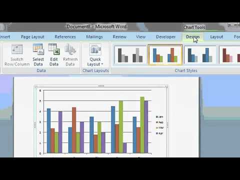 Making Charts In Word 2007