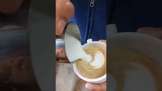 Tulip ☕️ ?  barista coffee espresso latteart tulip latte cappuccino satisfying coffeeart