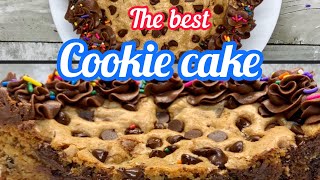 HOW TO MAKE AN EASY AND DELICIOUS COOKIE CAKE!