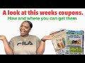A look at this weeks coupons 👀| how and where you can get them 💸.