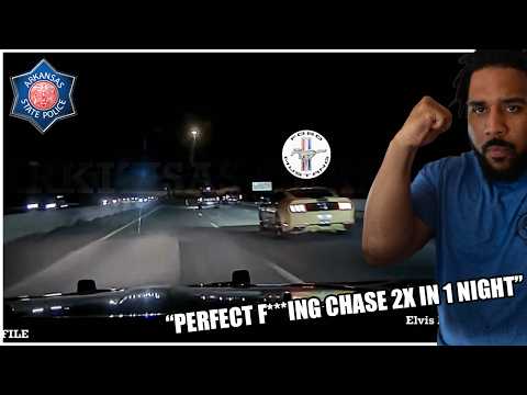 PERFECT CHASE | Mustang 5.0 F***S UP Arkansas State Police 2x in 1 Night | MAJOR L for ASP!