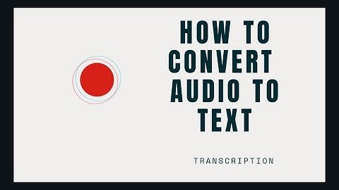 How to convert Audio to Text | Transcription | TranscribeWreally | Web | Reference video