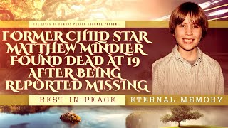 Child Star Matthew Mindler Found Dead at 19 After Being Reported Missing Profile
