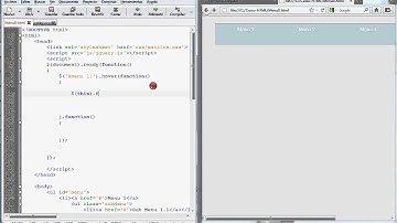 Menu Desplegable con JQuery Parte 03