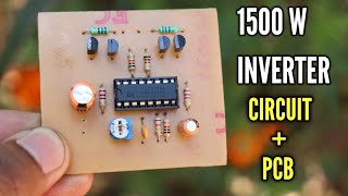 Power inverter 1500 watt | Homemade power inverter using Sg 3525