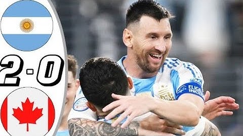 Argentina vs Canada 2-0 | 2024 Copa America | Match Highlights