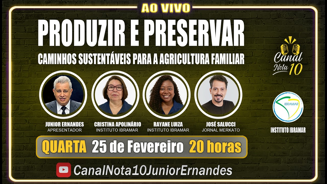 Produzir e Preservar - caminhos sustentáveis para a agricultura familiar