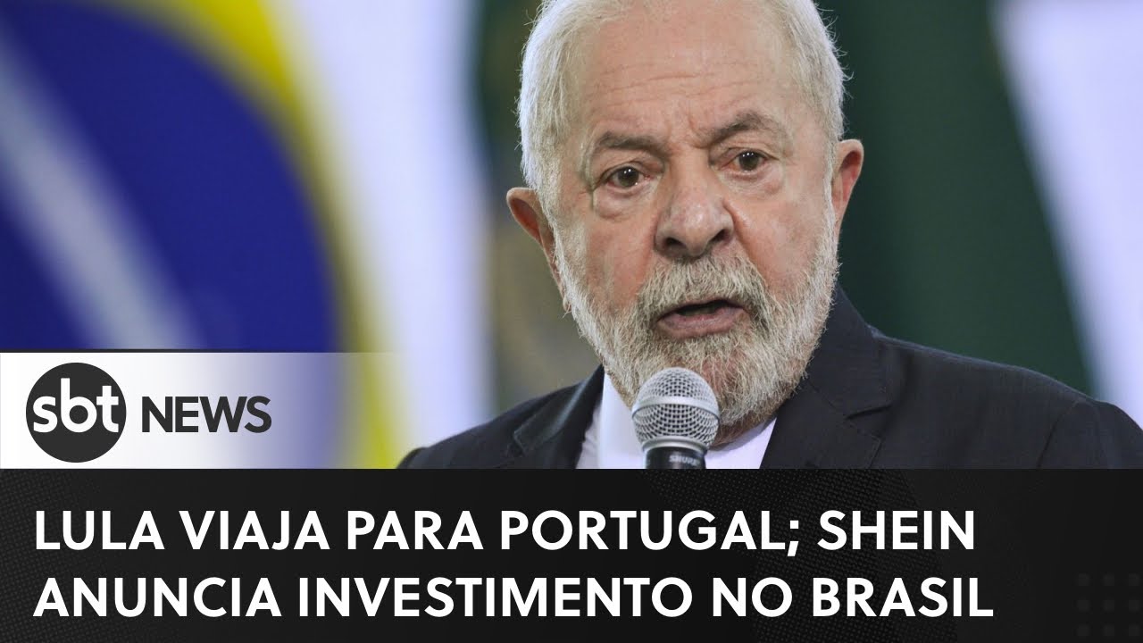 🔴 SBT News na TV | Lula viaja para Portugal; Shein anuncia investimento no Brasil