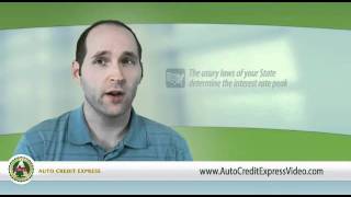 High Interest Rate With A Bad Credit Auto Loan