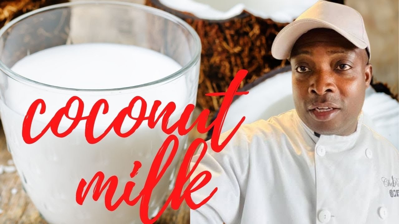 How to make coconut milk  step-by-step recipe | Chef Ricardo Cooking