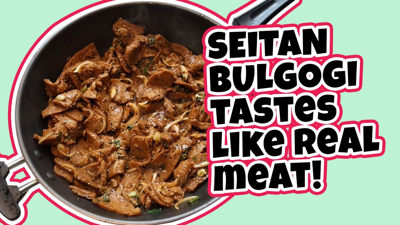 Seitan Bulgogi. No meat but taste like real meat Findri's Food EPS 20 YouTube