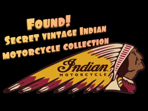 WE FOUND A SECRET VINTAGE INDIAN MOTORCYCLE COLLECTION