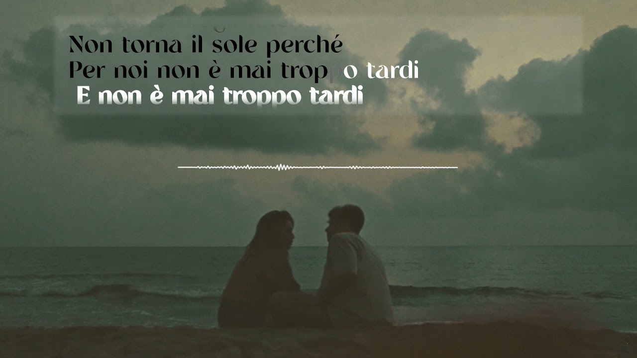 Federico Rossi - Non è mai troppo tardi (Official Lyric Video)