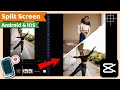 Create split screen  capcut android  ios tutorial