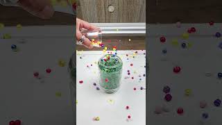 Colorful Beads Dancing reverse video reverse shorts satisfying