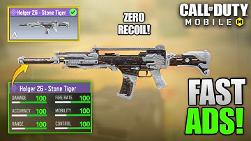 This "0 RECOIL" HOLGER 26 Gunsmith Attachments! its CRACKED Season 1 in COD Mobile