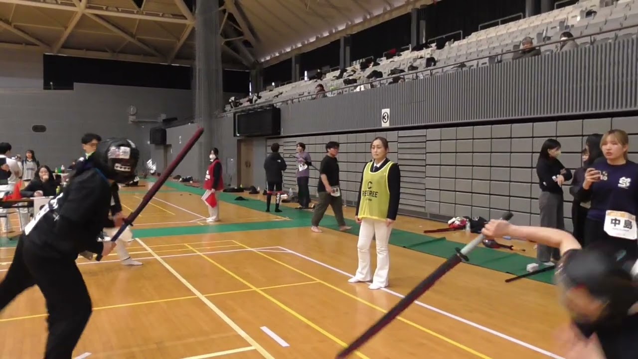 女子長剣FA tm151貝森美咲 tc517田上遥菜 - YouTube