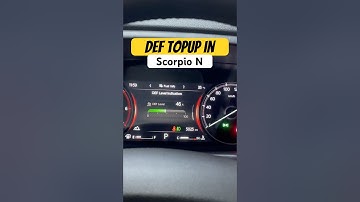 DEF TOPUP in scorpio N | ScorpioN | Diesel Exhaust Fluid #mahindra #mahindrascorpio4x4 #scorpion