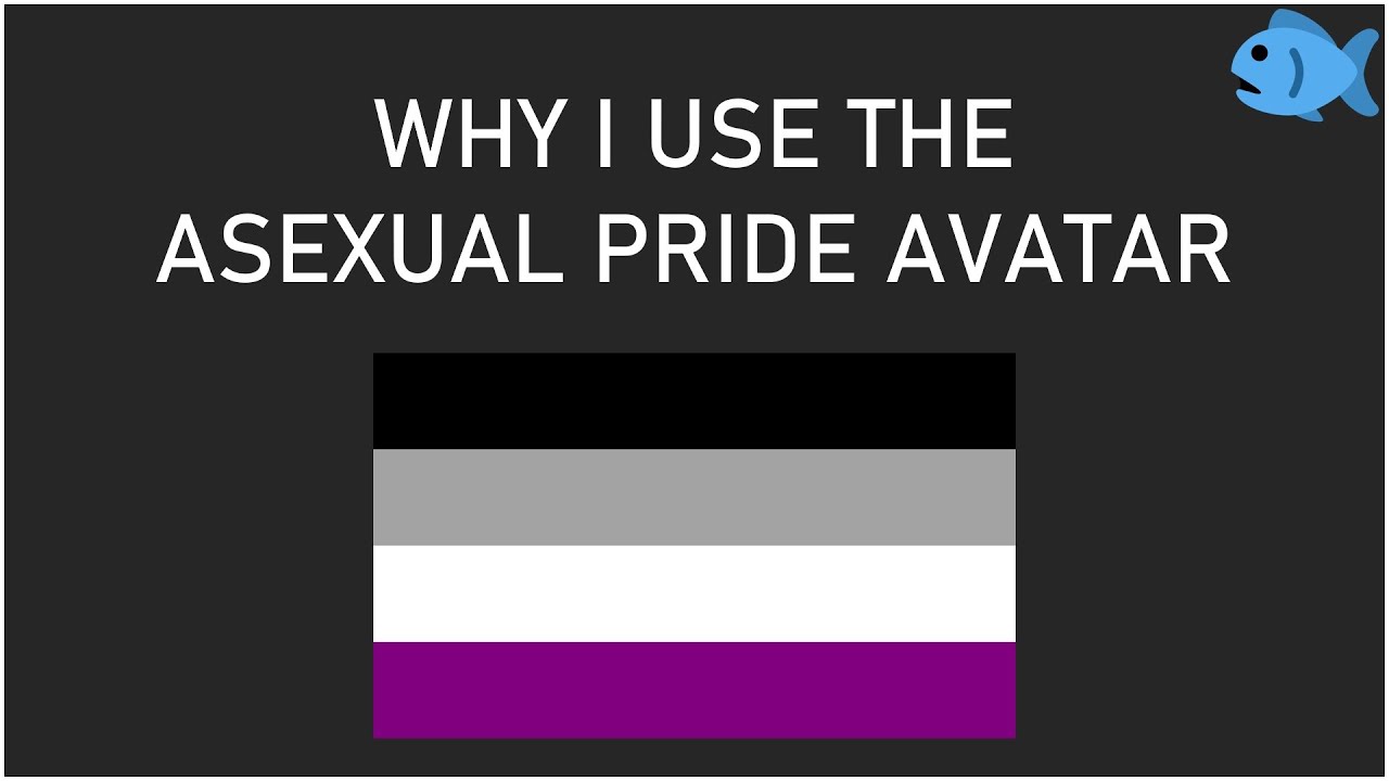 Why I use the asexual pride avatar in game - YouTube