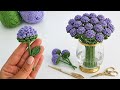 You Won’t Believe This is Crochet! 💜 Perfect 3D Flower Tutorial