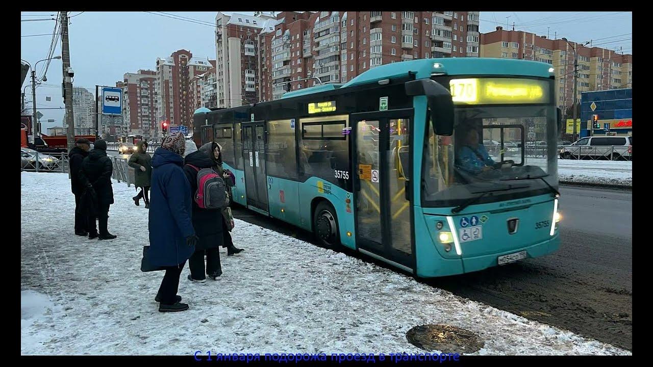 Общественный транспорт спб фото свежие