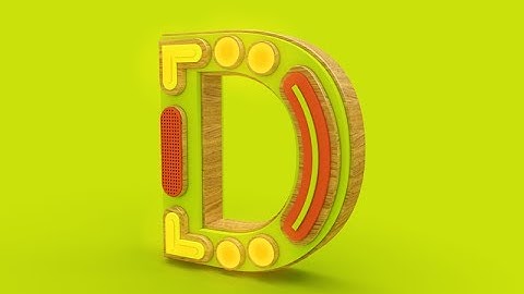 Cinema 4D tutorial | C4D lightroom tutorial | render letter D