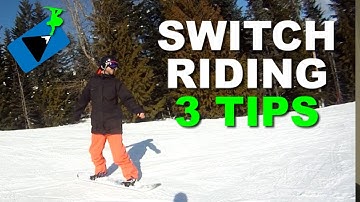 How to Ride Switch on a Snowboard - Snowboarding Tricks